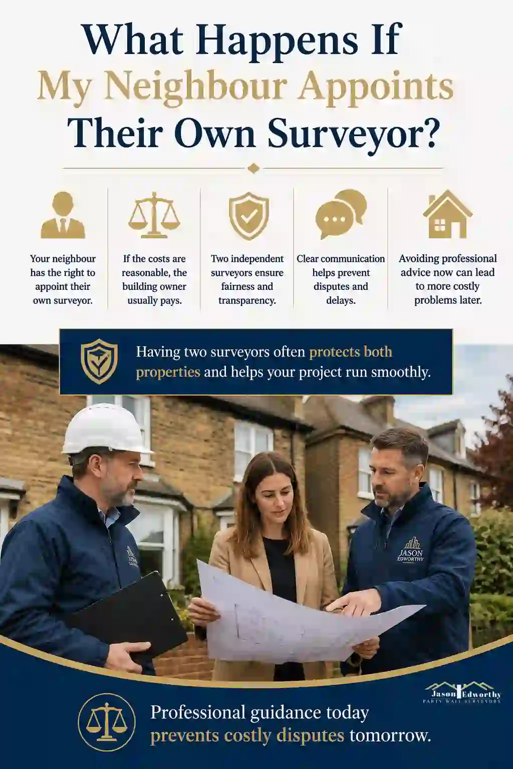 What Happens If My Neighbour Appoints Their Own Surveyor Totton?